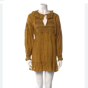 Doen Mustard Long Sleeve Dress